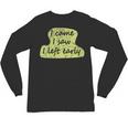 Introvert Shy Person Joke Anti-Social Quote Unisex Long Sleeve T-Shirt
