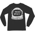 Introvert Space Helmet I Need Space Men Women Unisex Long Sleeve T-Shirt