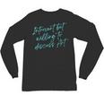 Introvert But Willing To Discuss Art Unisex Long Sleeve T-Shirt Introvert But Willing To Discuss Art Unisex Long Sleeve T-Shirt