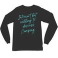 Introvert But Willing To Discuss Camping Unisex Long Sleeve T-Shirt Introvert But Willing To Discuss Camping Unisex Long Sleeve T-Shirt
