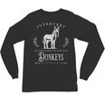 Introvert But Willing To Discuss Donkeys Vintage Retro Unisex Long Sleeve T-Shirt