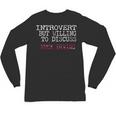 Introvert But Willing To Discuss Muck Scuba Diving Unisex Long Sleeve T-Shirt