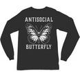 Introverted Introvert Antisocial Butterfly Unisex Long Sleeve T-Shirt Introverted Introvert Antisocial Butterfly Unisex Long Sleeve T-Shirt