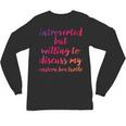 Introverted Willing To Discuss Eastern Box Turtle Introvert Unisex Long Sleeve T-Shirt Introverted Willing To Discuss Eastern Box Turtle Introvert Unisex Long Sleeve T-Shirt