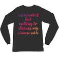 Introverted Willing To Discuss Siamese Sable Introvert Unisex Long Sleeve T-Shirt Introverted Willing To Discuss Siamese Sable Introvert Unisex Long Sleeve T-Shirt