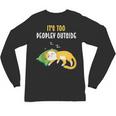 It's Too Peopley Outside Introvert And Cat Lover Unisex Long Sleeve T-Shirt It's Too Peopley Outside Introvert And Cat Lover Unisex Long Sleeve T-Shirt