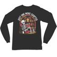 Just One More Chapter Skeleton Reading Cozy Books Unisex Long Sleeve T-Shirt