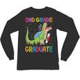 Kids 2nd Grade Graduate Dinosaur Trex 2nd Grade Graduation Unisex Long Sleeve T-Shirt