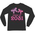 Kids Class Of 2031 Kindergarten Girls Graduation T-Shirt Unisex Long Sleeve T-Shirt