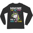 Kids Daycare Graduation Unicorn Last Day Of School Kids Unisex Long Sleeve T-Shirt