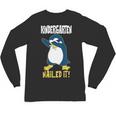 Kids Kindergarten Dabbing Penguin Nailed It Graduation Class 2021 Unisex Long Sleeve T-Shirt