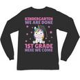 Kids Kindergarten Graduate Unicorn Graduation Unisex Long Sleeve T-Shirt