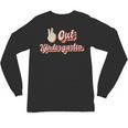 Kids Peace Out Kindergarten Graduation Kindergarten Graduate Unisex Long Sleeve T-Shirt