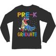 Kids Pre-K Graduate Dinosaur T-Rex Pre Kindergarten Graduation Unisex Long Sleeve T-Shirt