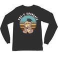 Kids Pre-K Graduate Sloth Cap And Gown Cute Preschool Graduation Unisex Long Sleeve T-Shirt