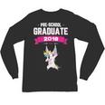 Kids Preschool Graduate 2018 Unicorn Dab Graduation Pre-K TShirt Unisex Long Sleeve T-Shirt