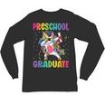 Kids Preschool Graduation Dab Unicorn Preschool Graduate Unisex Long Sleeve T-Shirt