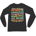 Kids So Long Kindergarten 1st Grade Here I Come Graduation Groovy Unisex Long Sleeve T-Shirt