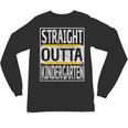 Kids Straight Outta Kindergarten Graduation Unisex Long Sleeve T-Shirt