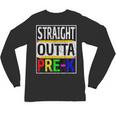Kids Straight Outta Pre-K Graduation Unisex Long Sleeve T-Shirt