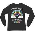 Kids VPK Graduation 2026 Rainbow VPK Grad Unisex Long Sleeve T-Shirt