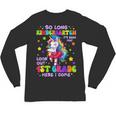 Kindergarten Graduation 2025 Graduate Girls Unicorn 1st Grad Unisex Long Sleeve T-Shirt