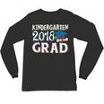 Kindergarten Graduation Shirt Boys Girls Graduate Unisex Long Sleeve T-Shirt