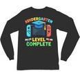 Kindergarten Level Complete Graduation Class 2025 Gamer Boys Unisex Long Sleeve T-Shirt