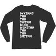 Do You Know The Muffin Man DYKTMM Nostalgia Quote Unisex Long Sleeve T-Shirt Do You Know The Muffin Man DYKTMM Nostalgia Quote Unisex Long Sleeve T-Shirt