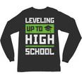 Leveling Up To High School Tee Shirt Gaming Graduation Unisex Long Sleeve T-Shirt
