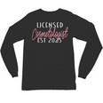 Licensed Cosmetologist Graduation 2025 Cosmetology School Unisex Long Sleeve T-Shirt