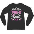Little Miss Pre-K Grad 2025 Coquette Preschool Graduation Unisex Long Sleeve T-Shirt