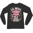 Little Miss Pre-K Grad 2025 Preschool Graduation Girls Kids Unisex Long Sleeve T-Shirt