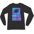 Lofi Reverie Analog Dreams Pixel 90s Desktop VHS Nostalgia Unisex Long Sleeve T-Shirt