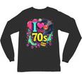 I Love The 70s Vintage Cassette Roller Vinyl Nostalgia 70s Unisex Long Sleeve T-Shirt