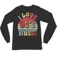 I Love 90's Music Retro Style Nostalgia Cassette 1990s Party Unisex Long Sleeve T-Shirt