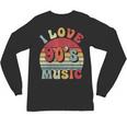 I Love 90's Music Retro Style Nostalgia Cassette 1990s Party Unisex Long Sleeve T-Shirt