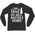 Masters Degree Art For Women Girls Masters Degree Graduation Unisex Long Sleeve T-Shirt