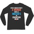 Masters In Education Degree Graduation Women MeD Unisex Long Sleeve T-Shirt