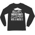 Master's Graduation Shirt For Women With Masters Degree Unisex Long Sleeve T-Shirt