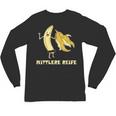 Medium Mature Banana Banana Real School Graduation Celebrations Unisex Long Sleeve T-Shirt
