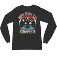 Middle School Level Complete Gamer Class Of 2024 Graduation Unisex Long Sleeve T-Shirt