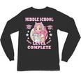 Middle School Level Complete Gaming Graduation Anime Girl Unisex Long Sleeve T-Shirt