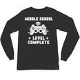 Middle School Level Complete Video Gamer Graduation Unisex Long Sleeve T-Shirt