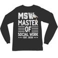 MSW Est 2026 Masters Of Social Work Graduation Social Worker Unisex Long Sleeve T-Shirt