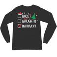 Nice Naughty Introvert Christmas List Santa Unisex Long Sleeve T-Shirt Nice Naughty Introvert Christmas List Santa Unisex Long Sleeve T-Shirt