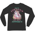 Not Friendly Do Not Approach Women & Girls Unicorn Cute Introvert & Humor Lovers For Women V-Neck Classic Fit Modern Short Sleeve Unisex Long Sleeve T-Shirt
