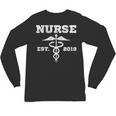 Nurse Nursing GraduationShirt Nurse Est 2018 Unisex Long Sleeve T-Shirt