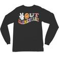 Peace Out Elementary Graduation Graduate Class Of 2025 Unisex Long Sleeve T-Shirt
