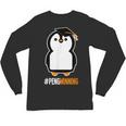 Penguin Graduation For Grads Hashtag Pengwinning Unisex Long Sleeve T-Shirt